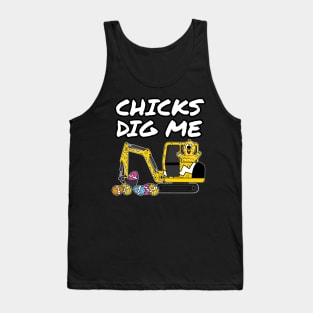 Easter Chick, Chicks Dig Me Tank Top